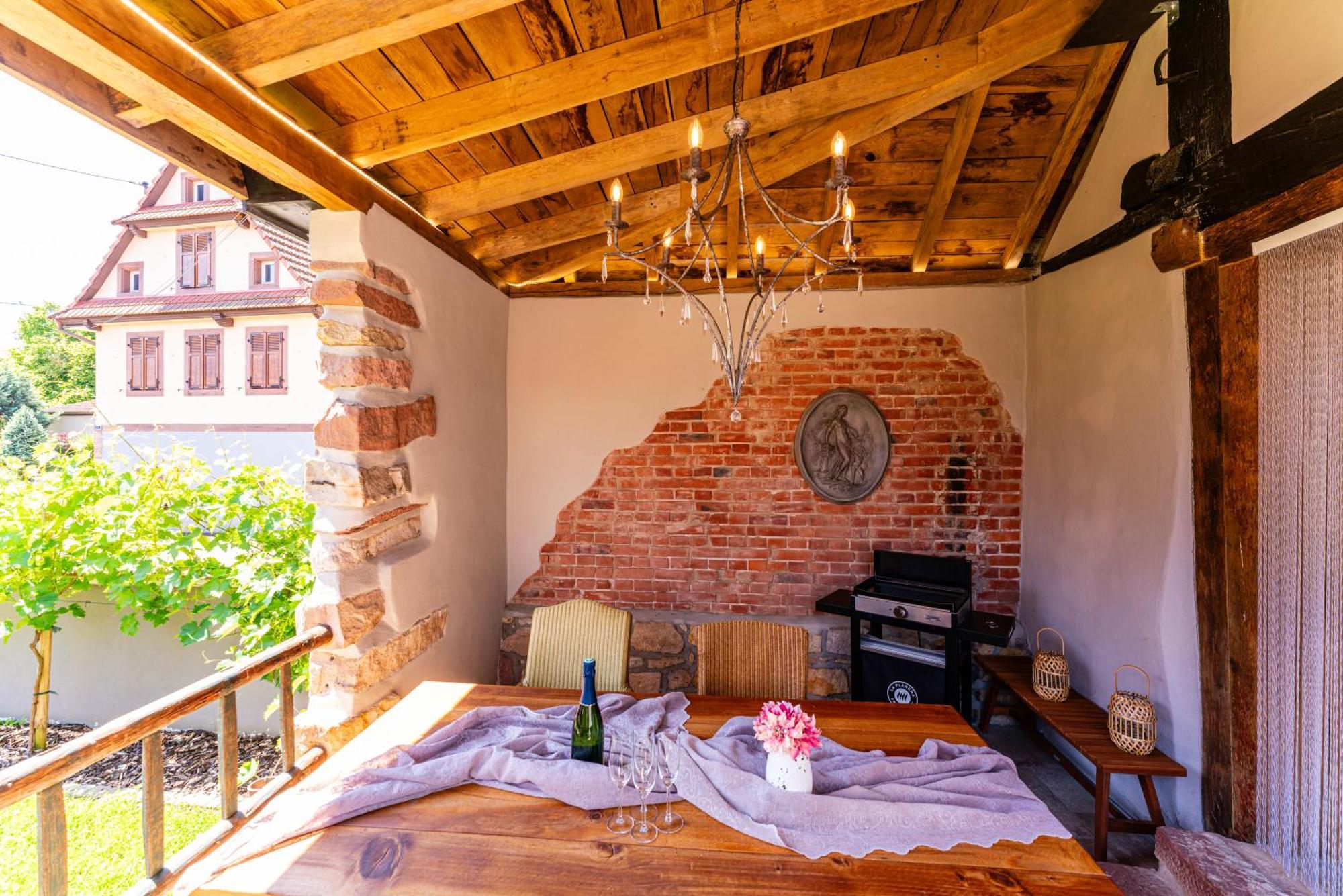 Ingolsheim Maison 1775 Ferien Im Historischen Bauernhaus Mit Sauna, Wissembourg, Elsass מראה חיצוני תמונה
